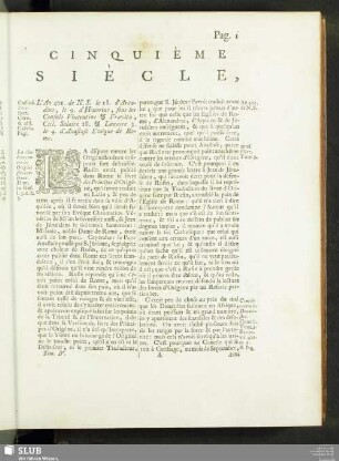 Cinquiéme Siécle