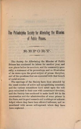 The journal of prison discipline and philanthropy : publ. annually under the dir. of the Philadelphia Society for Alleviating the Miseries of Public Prisons. 7. 1868, Jan.