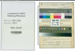 Entnazifizierung Daniel Meis , geb. 24.06.1898 (Gastwirt)
