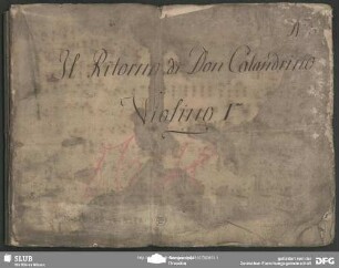 Il Ritorno di Don Calandrino - Mus.3556-F-528a