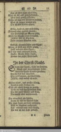 In der Christ-Nacht