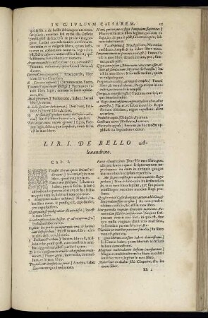 Lib. I. De Bello Alexandrino.