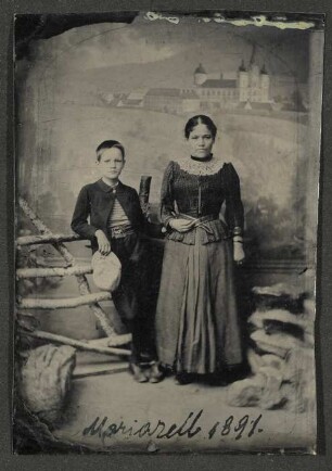 Kircher, Karoline (1856-1933) mit Sohn Adolf Karl Wenzelburger (1879-1959)