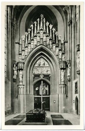 Meißen. Westportal und Fürstengruft