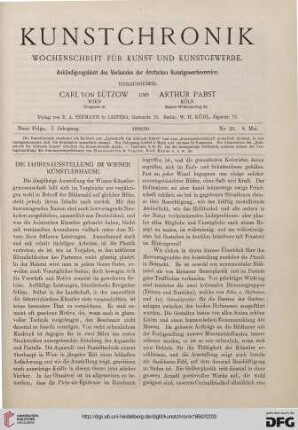 Heft 25 (8. Mai 1890)