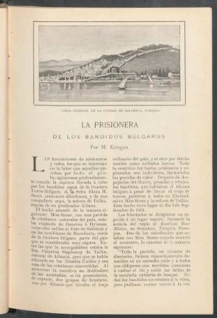 La prisionera de los bandidos búlgaros.