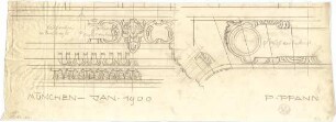 Pfann, Paul; Nürnberg, Königstr. 33-37; Wohn- und Geschäftshaus L. Ostermayr - Fassadenornamente (Details)