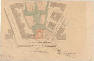 Pfann, Paul; München, Prinzregentenstr. 20 / 22; Haus Hartl - Lageplan