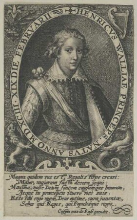 Bildnis des Prinz Henry Frederick von Wales