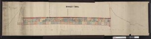 Grafischer Nachweis über den Arbeitsfortschritt der Bahn Neckargemünd bis Jagstfeld: Binauer Tunnel Streckenausschnitt: ca. 37,0 bis ca. 38,0 km