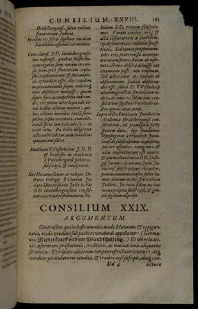 Consilium XXIX.