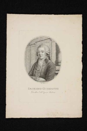 Bildnis des Domenico Guardasoni