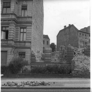 Negativ: Gelände, Rembrandtstraße 9, 1951
