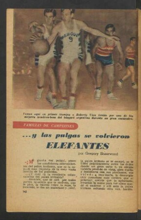 ... y las pulgas se volvieron elefantes : Familias de campeones