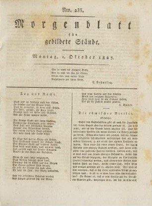 1827: Nro. 235 - Nro. 240