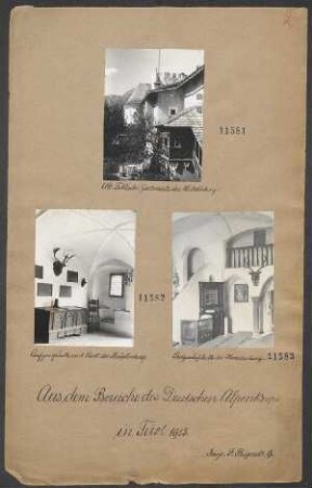 Erdgeschoßhalle der Herbstenburg