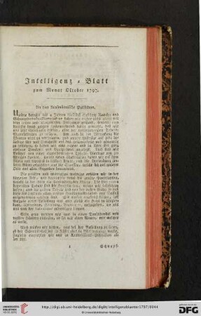 Zum Monat Oktober