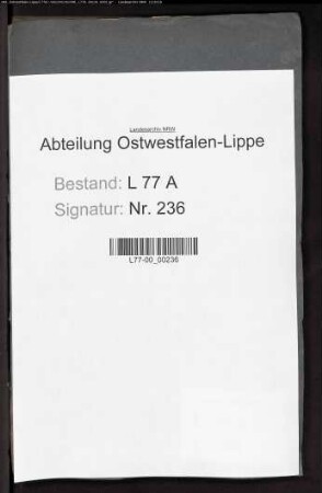 Verpflichtung der Justitiaren des Amtes Iggenhausen
