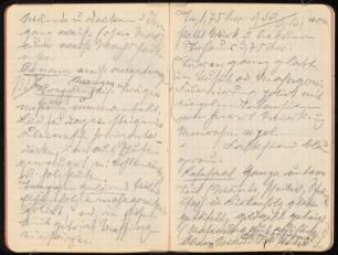 Skizzenbuch: Notizen: Besichtigung von größeren Bauausführungen in Berlin. Kunstgewerbemuseum (Martin-Gropius-Bau), Notizen
