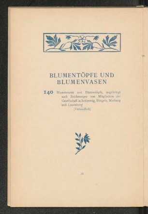 Blumentöpfe und Blumenvasen