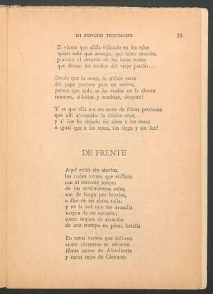 De frente