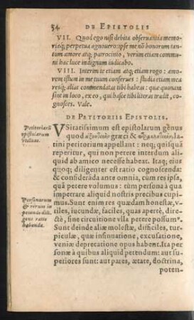 De Petitoriis Epistolis.