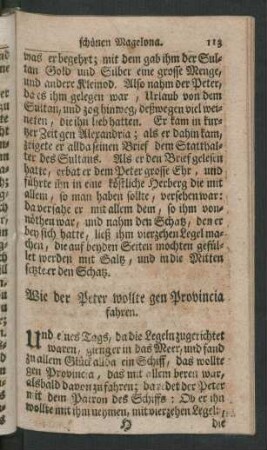 Wie der Peter wollte gen Provincia fahren