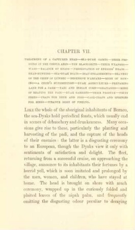 Chapter VII. Treatment of a captured head ...