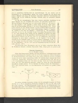 Einfache Photometer.