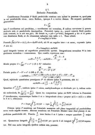 § 7. Reductio Potentialis.