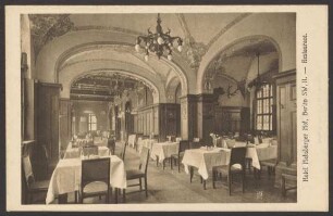 Ansichtskarte „Hotel Habsburger Hof“, Restaurant, Askanischer Platz