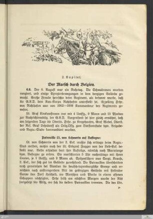 2. Kapitel: Der Marsch durch Belgien
