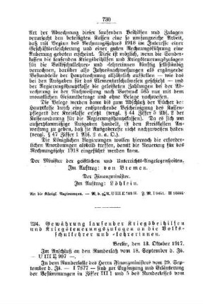 Gewährung laufender Kriegsbeihilfen und Kriegssteuerungszulagen an die Volksschullehrer und -lehrerinnen : [F. Öffentliches Volksschulwesen]