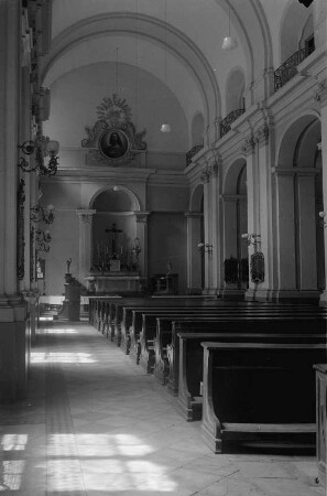 Dresden-Altstadt. Hofkirche (1739-1755, G. Chiaveri). Südliches Seitenschiff