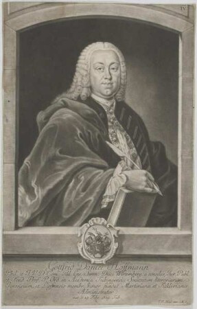 Bildnis des Gottfried Daniel Hoffmann