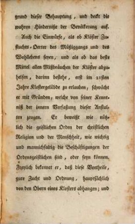 Beytrag zu einer Apologie des Mönchs-Standes : aus statistischen und religiösen Gründen