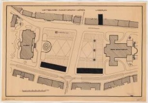 Augustusplatz, Leipzig Gesamtanlage: Lageplan 1:500