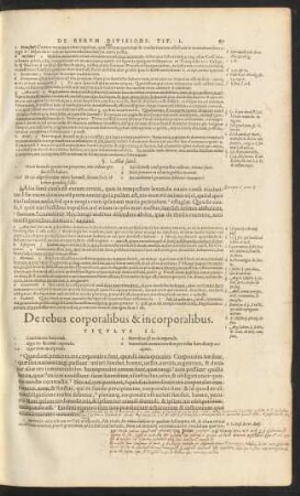 De rebus corporalibus & incorporalibus. Titulus II.