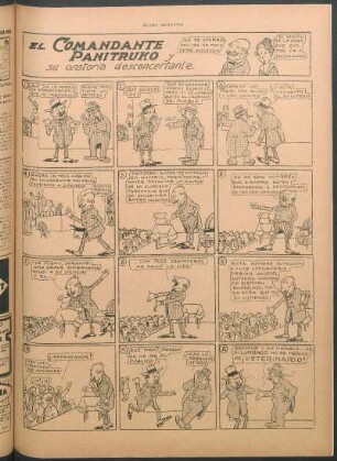 El Comandante Panitruko y su oratorio desconcertante [Cómic]
