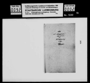 Ergänzungswahl eines ritterschaftlichen Abgeordneten für den Landtag 1858