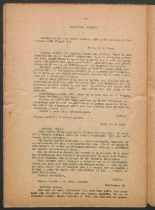 Segunda parte