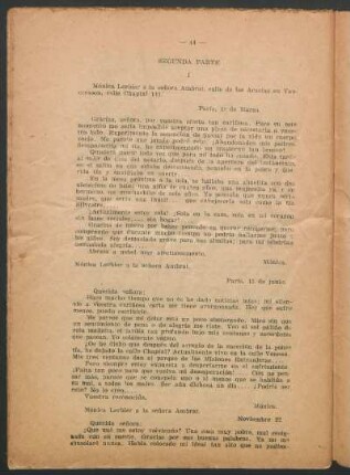 Segunda parte