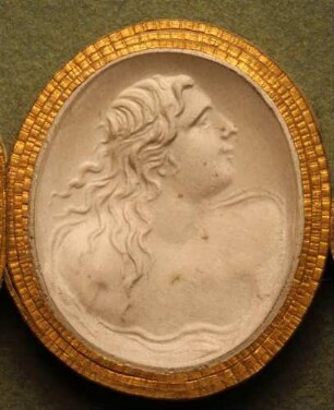 Profilkopf des schwimmenden Leander (Daktyliothek, Zweites Historisches Tausend)