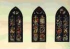 Entwürfe für drei Glasfenster in der Evangelischen Kirche in Dierbach