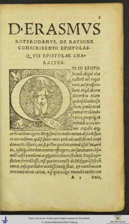 Quis Epistolae Character