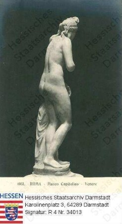 Italien, Rom / Museo Capitolino, Skulptur 'Venus', Seitenansicht