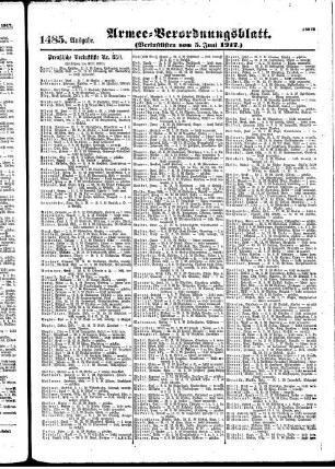 1485.Ausgabe. Dienstag, 5. Juni 1917