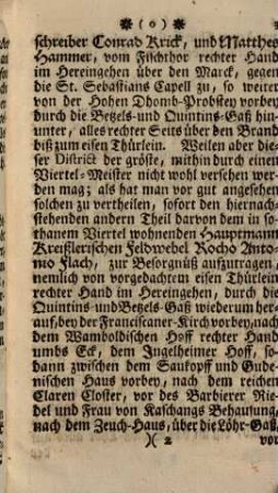 Churfürstl. Mayntzische Verordnung Wegen deren Stadt-Viertel-Meisteren. Nro. 2. : [Mayntz den 7. Martii 1750.]