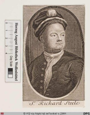 Bildnis Richard Steele (1715 Sir)