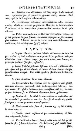 Capvt XIX.